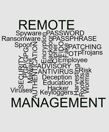 Remote Management wordcloud